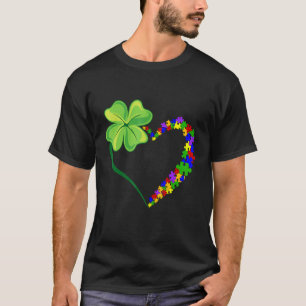 Funny Autism Awareness St Patricks Day C Autism 4 T-Shirt
