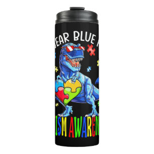 Funny Autism Awareness Tshirt For Men, Women & Kid Thermal Tumbler