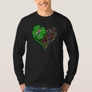 Funny Autism C Autism Mum Boy St Patrick's Day T-Shirt