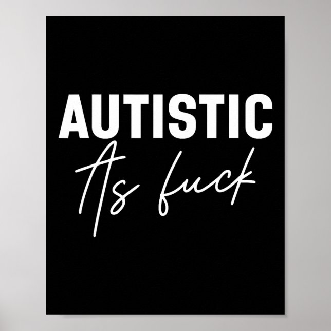 Funny Autism Jokes  Poster (Front)