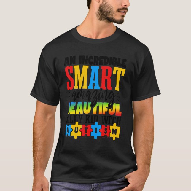 Funny Autism Kids T-Shirt (Front)