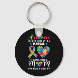 Funny Autism Mum Shirt For Women. This Cool Autism Key Ring