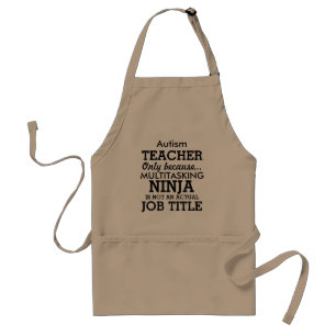 Funny Autism Special Needs Teacher Standard Apron