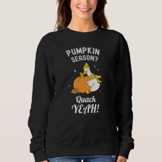 Funny Autumn Duck Sweatshirt