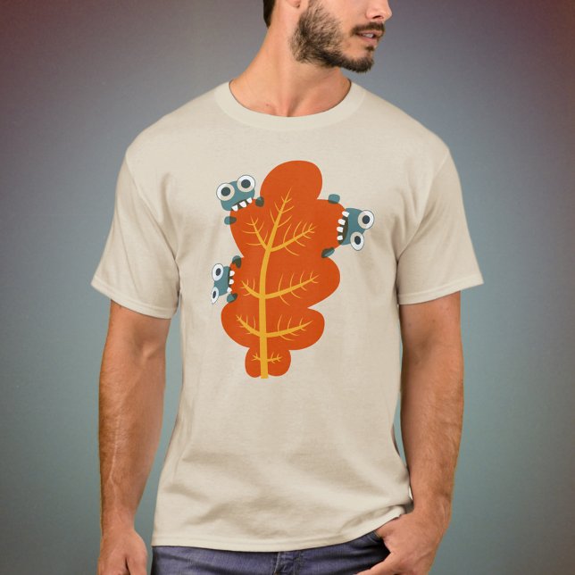 Funny Autumn Leaf Nature Lover Fall Season T-Shirt (Creator Uploaded)