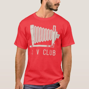 Funny AV Audio Visual Club Antique Camera T-Shirt