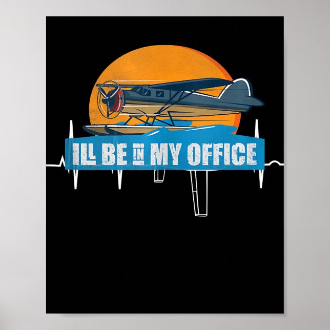 Funny Aviation Apparel Be Office Funny Pilot Gift Poster (Front)