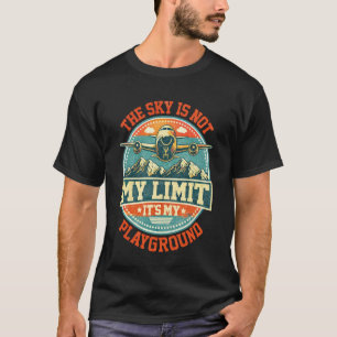 Funny Aviator Pilot Aeroplane Plane Aviation Gifts T-Shirt