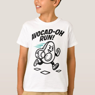 Funny Avocad-oh Pun Run Avocado Sell Meme Softll T-Shirt