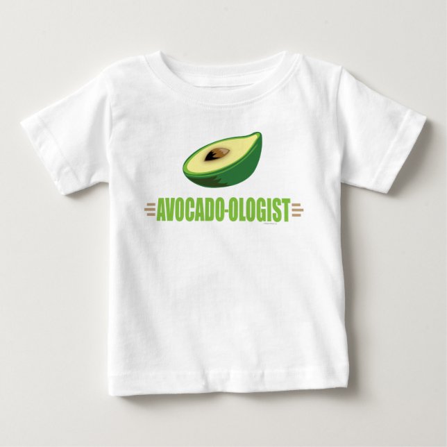 Funny Avocado Baby T-Shirt (Front)