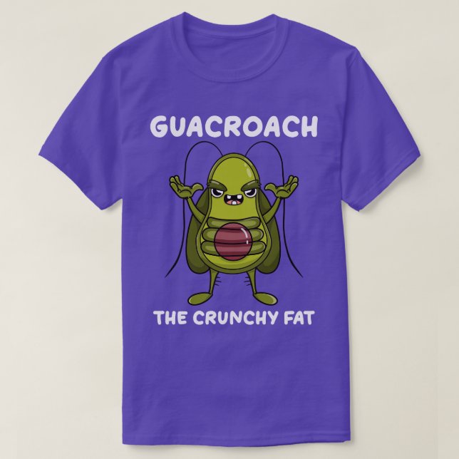 Funny Avocado Cockroach T-Shirt (Design Front)