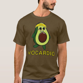 Funny avocado doing avocardio fitness T-Shirt