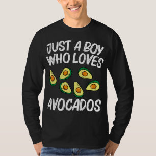 Funny Avocado For Boys Kids Pear Guac Avocados Mex T-Shirt