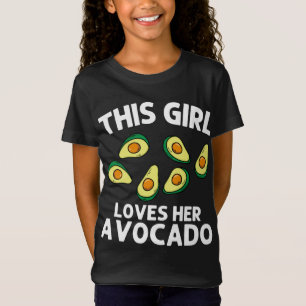 Funny Avocado For Girls Kid Pear Guac Avocados Mex T-Shirt