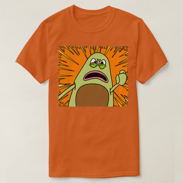 Funny Avocado Fruit 7 T-Shirt (Design Front)