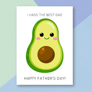 Funny Avocado Fruit Pun Father's Day Card