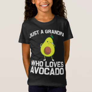 Funny Avocado Gift For Grandpa Papa Healthy Desser T-Shirt