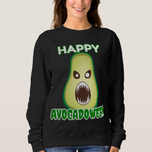 Funny Avocado Halloween Pun Men Women Boys Girls Sweatshirt