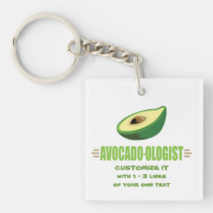 Funny Avocado Lover Key Ring
