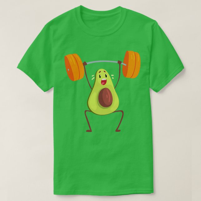 Funny avocado plush Classic TShirt (Design Front)