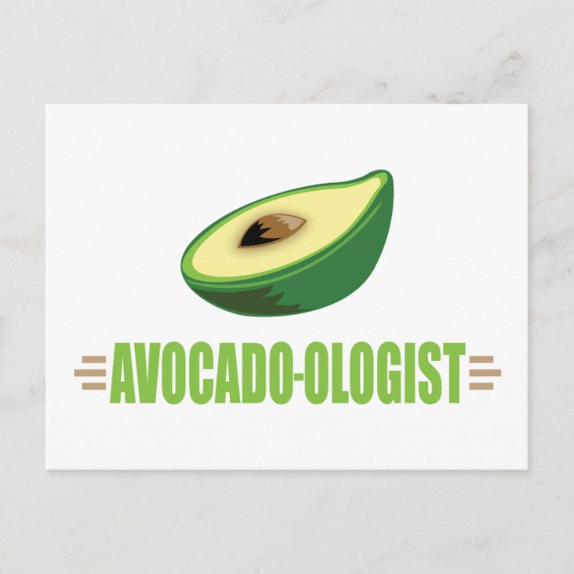 Funny Avocado Postcard (Front)