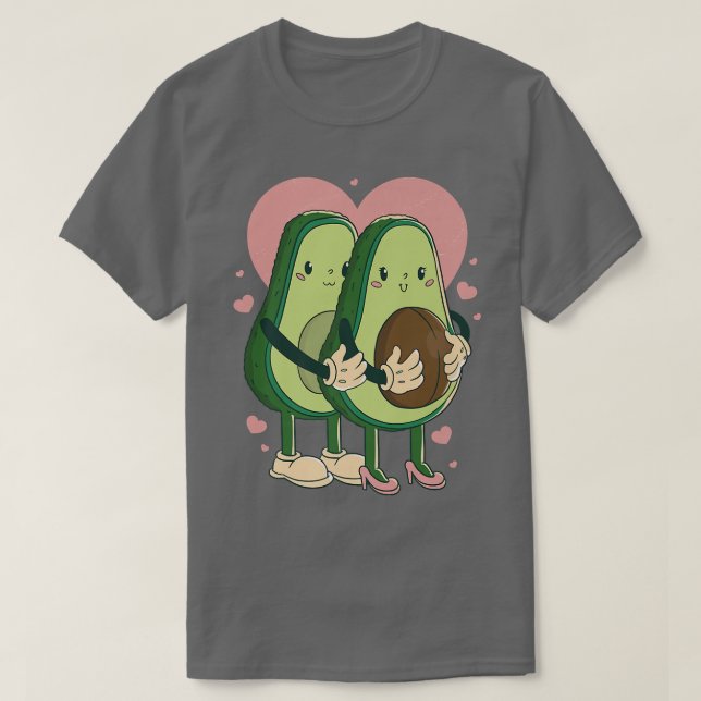 Funny avocado Pregnancy Reveal Holy Guacamole Im P T-Shirt (Design Front)
