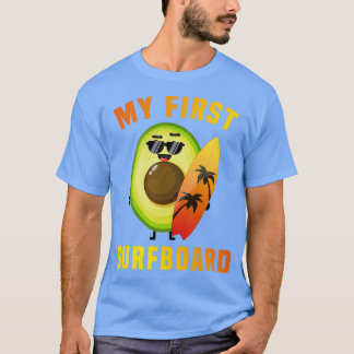 Funny Avocado Surfing gifr for lover surf 1 T-Shirt