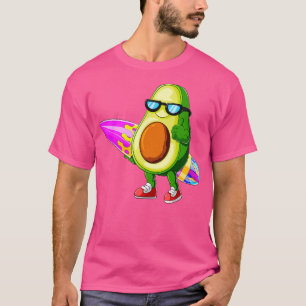 Funny avocado surfing summertime T-Shirt