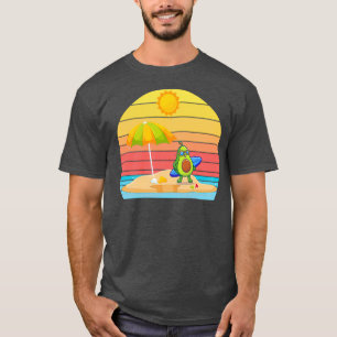 funny avocado surfingAvocado Gift funny food T-Shirt