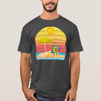 funny avocado surfingAvocado Gift funny food T-Shirt