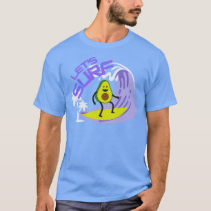 funny avocado surfung T-Shirt
