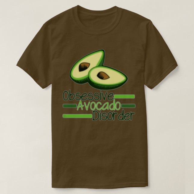 Funny Avocado t T-Shirt (Design Front)