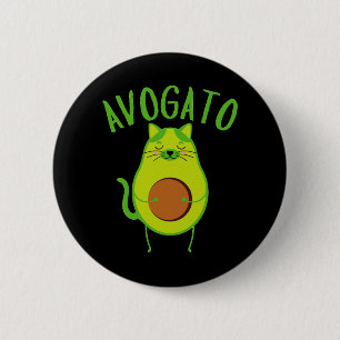 Funny Avogato 6 Cm Round Badge