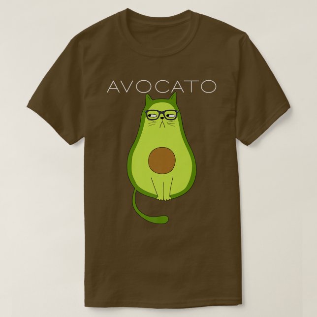 Funny Avogato Cat Avocado  Cat Lover gifts AVOGATO T-Shirt (Design Front)