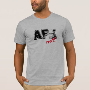 Funny Away From Keyboard Not Black Red all Colours T-Shirt