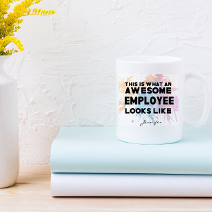 Funny Awesome Employee Looks Like Personalised Coffee Mug