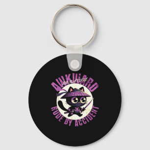 Funny Awkward Nature Quote Rude By Accident Humor  Key Ring