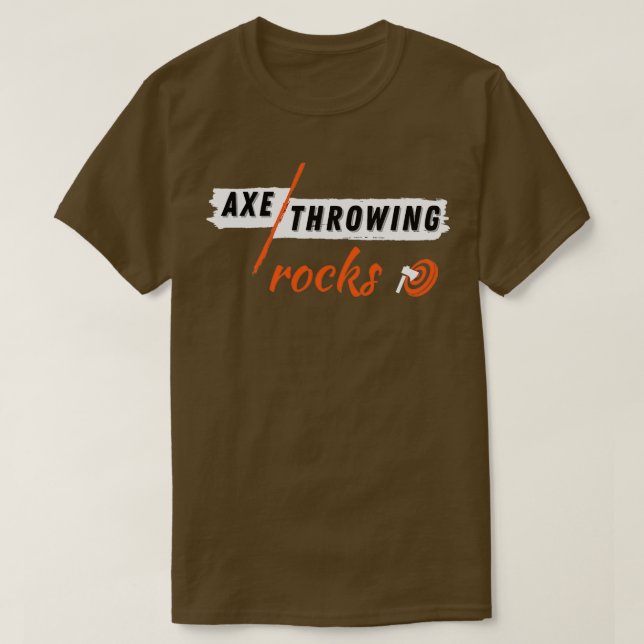 Funny Ax Throwing for men and women ax throwers  T-Shirt (Design Front)