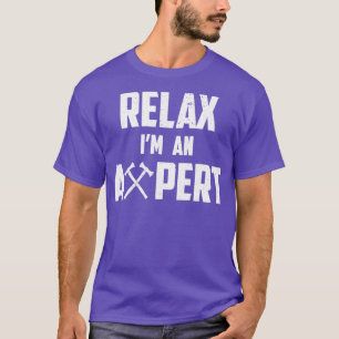 Funny Axe Throwing Relax Im An Axepert graphic T-Shirt