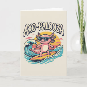 Funny Axo-Palooza 90s Alternative Concert Parody Card