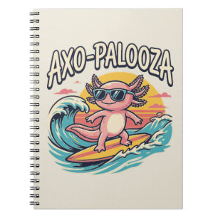 Funny Axo-Palooza 90s Alternative Concert Parody Notebook