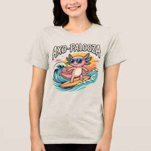 Funny Axo-Palooza 90s Alternative Concert Parody Tri-Blend Shirt