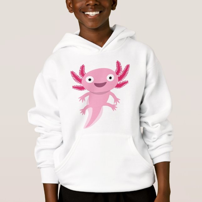 Funny Axolotl Illustration (Front)