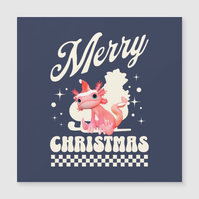 Funny Axolotl Merry Christmas (Front)
