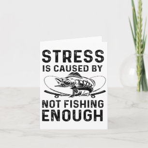 Funny B Fishing Lover Fisherman Design For Men Wom Card