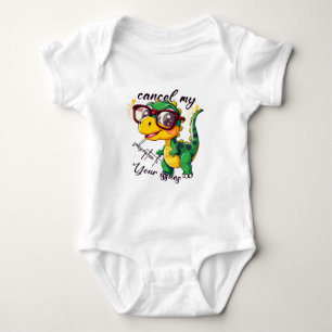 Funny Baby Bodysuit – "Cancel My Subscription to Y