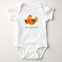 Funny Baby Clothing Farm Animal Rooster w/Moustach