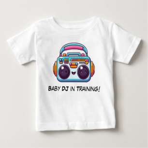 Funny Baby DJ in Training Shirt