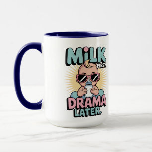 Funny Baby Feeding Quote Design Mug