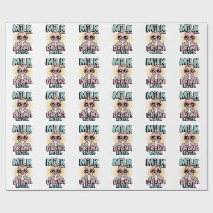 Funny Baby Feeding Quote Design Wrapping Paper